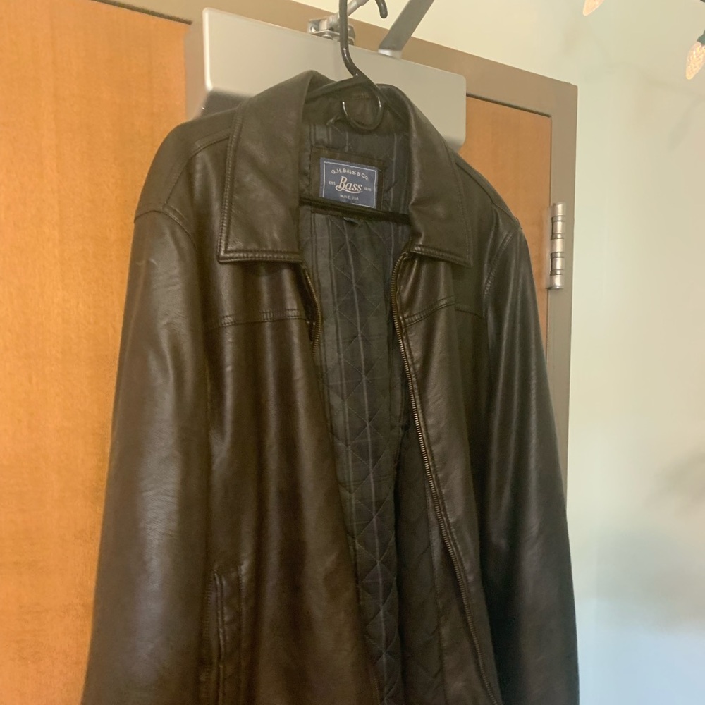 Bass leather jacket